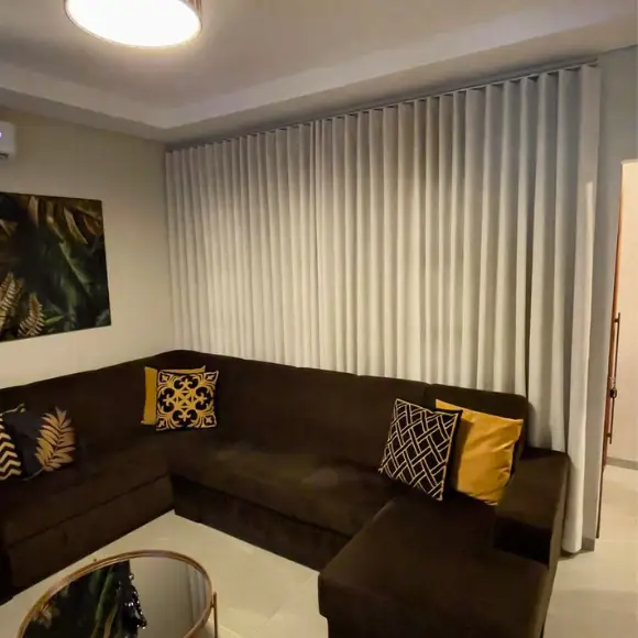 Cortina Wave no tubo sob medida — Maravilha Cortinas Ibitinga SP